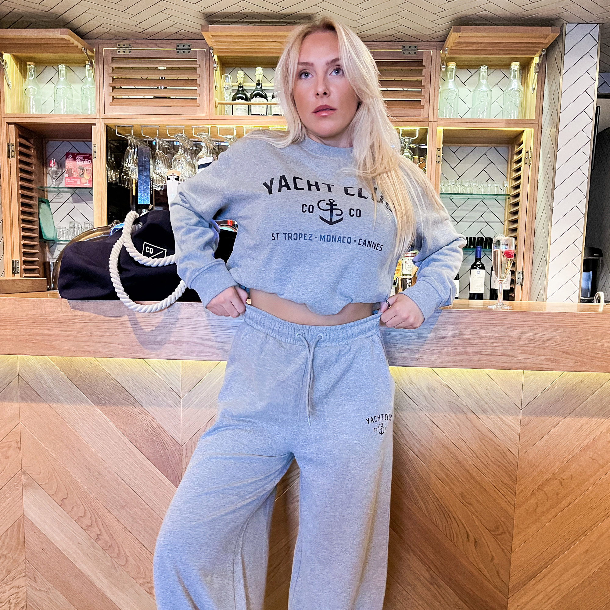 COCO SUSTAINABLE GREY SWEAT SET – nimi.uk