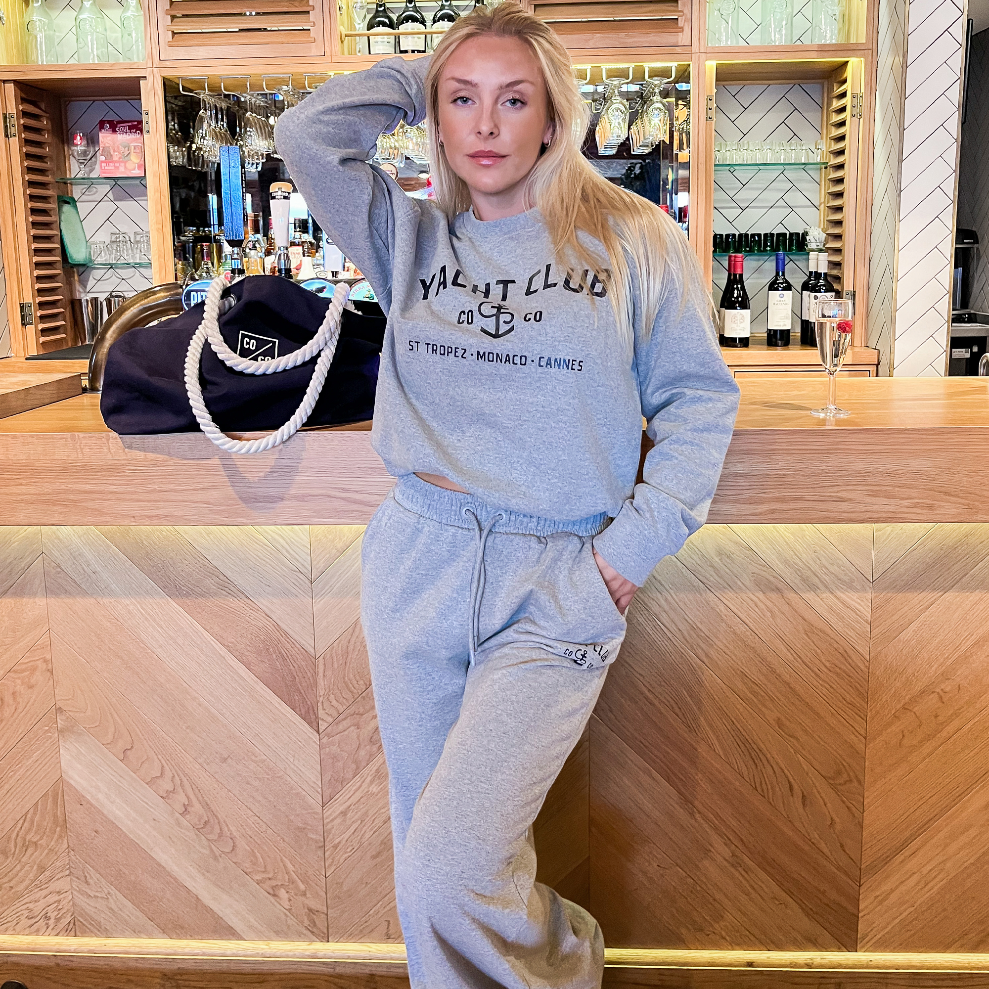 COCO SUSTAINABLE GREY SWEAT SET – nimi.uk